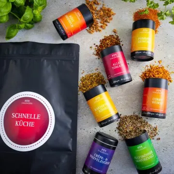 Schnelle Küche - Gewürz-Set, Probierset Aromadosen