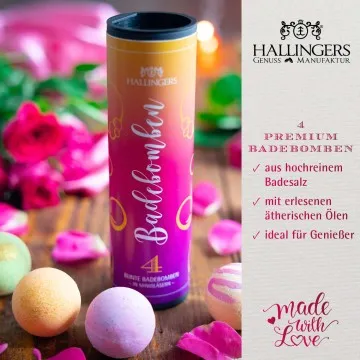 Badebomben - Badebomben-Set, 4 Badekugeln Bath Bomb