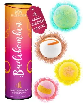 Badebomben - Badebomben-Set, 4 Badekugeln Bath Bomb