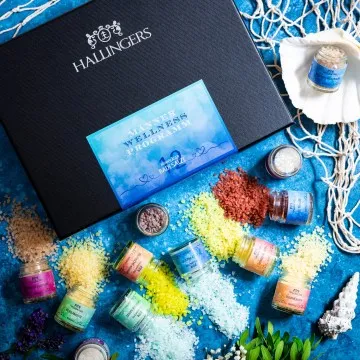 Männer-Wellness-Programm - Badesalze-Set, 12x Badezusatz Totes Meer