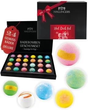 Hab Dich Lieb - Badebomben-Set, 24 Badekugeln Bath Bomb