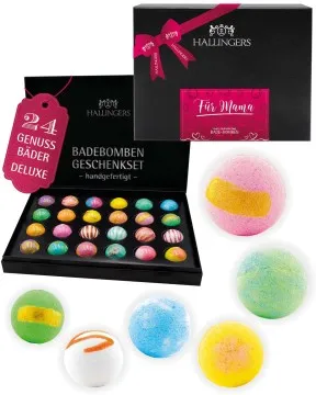 Für Mama - Badebomben-Set, 24 Badekugeln Bath Bomb