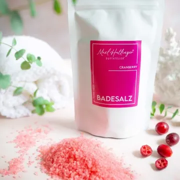 Cranberry - Badesalze, Badezusatz Totes Meer