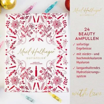 Adventskalender Maxl Hallinger Duftatelier - Serum, 24x vegane Gesichtspflege