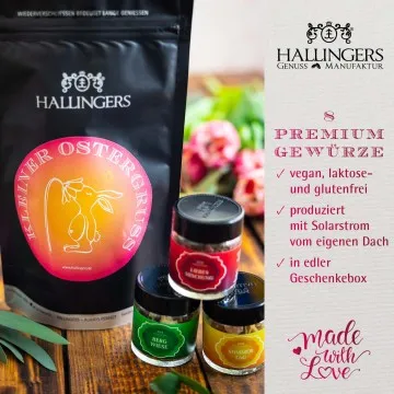 Kleiner Ostergruß pink (kleines Osternest Früchtetee, Roibuschtee & Kräutertee) - Feinkost-Set, Gourmet-Auswahl Wundertüte