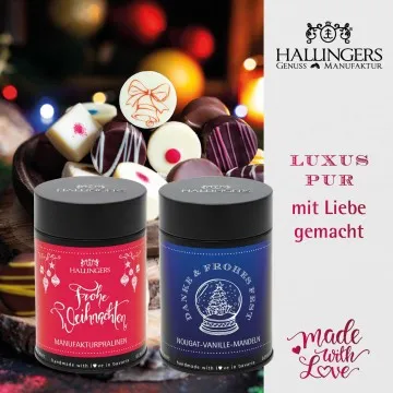 Weihnachtspackerl (großes Mitbringsel Wein, Schokolade, Lebkuchen, Mandeln, Konfitüre & mehr) - Feinkost-Set, Gourmet-Auswahl XXL