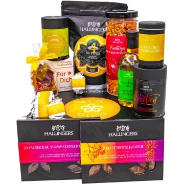 Für Dich (große Selektion Müsli, Öl, Kaffee, Duftkerze, Nougat, Schoki, Eistee & mehr) - Feinkost-Set, XXL-Geschenkkorb Gourmet
