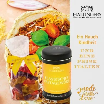 Herzlichen Glückwunsch (großer Glückwunsch Bunte Nudeln, Öl, Gewürz, Pralinen, Nougat & mehr) - Feinkost-Set, XXL-Geschenkkorb Gourmet