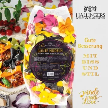 Gute Besserung (großer Genesungsgruß Bunte Nudeln, Tee, Pralien, Badezusatz, Nougat & mehr) - Feinkost-Set, XXL-Geschenkkorb Gourmet